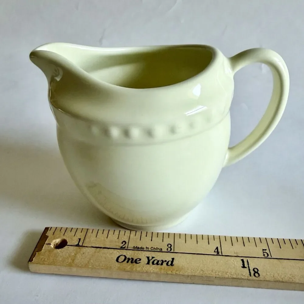 Gail Pittman Southern Living Hospitality Collection Ceramic Creamer Ivory/Cream